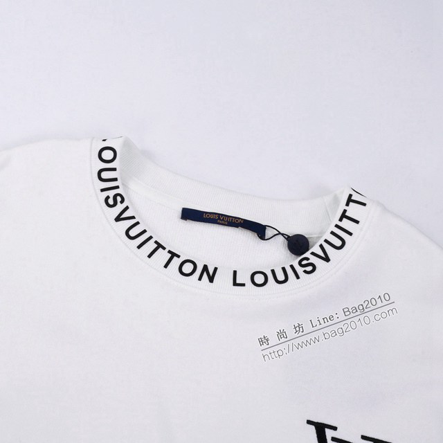 Louisvuitton路易威登Lv專門店2023FW新款刺繡印花圓領衛衣 男女同款 tzy3170